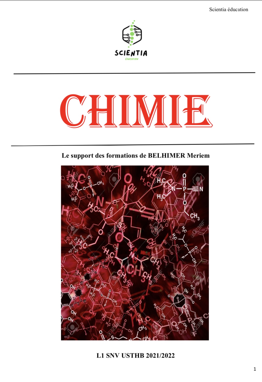 Support Chimie